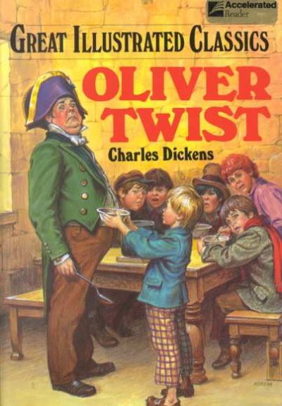 Oliver Twist / Charles Dickens ; adapted by Marian Leighton ; illustrations by Ric Estrada.