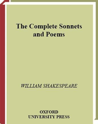 The complete sonnets and poems / edited by Colin Burrow.